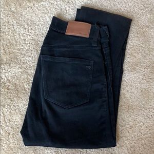 Madewell Black 9” High Riser Skinny Skinny in Tall